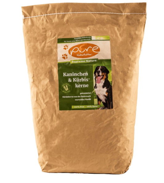 PURE Kaninchen & Kürbiskerne - single Protein & getreidefrei