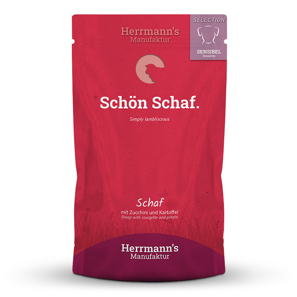 Herrmann’s Schaf mit Zucchini und Kartoffeln
