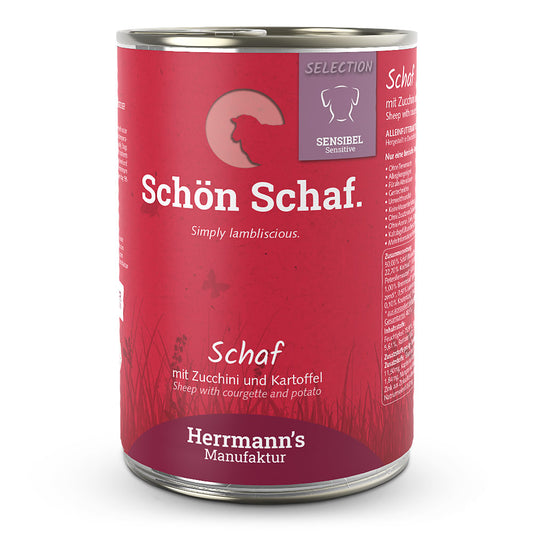 Herrmann’s Schaf mit Zucchini und Kartoffeln