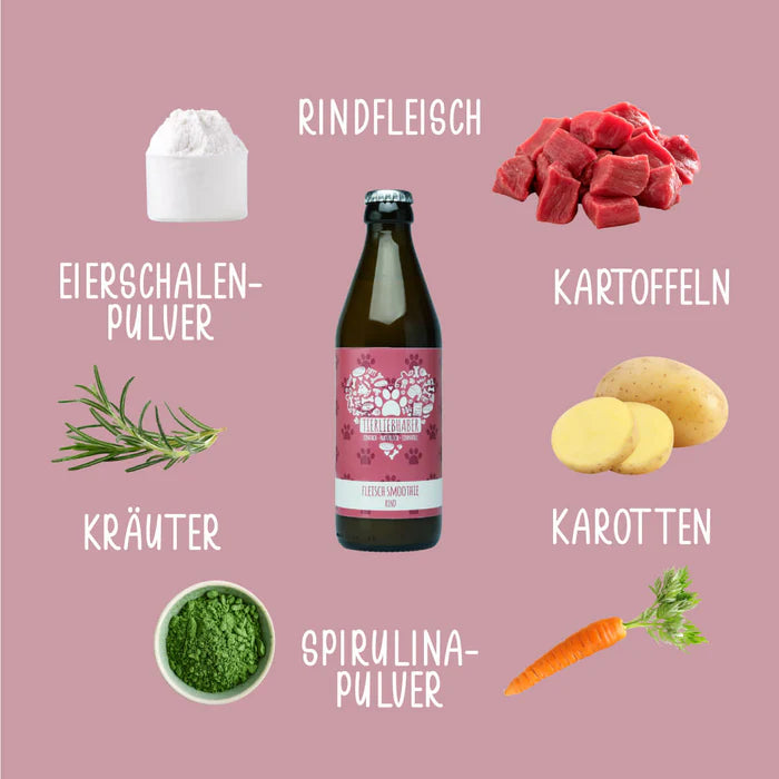 Tierliebhaber Fleisch-Smoothie mit Rind 320ml