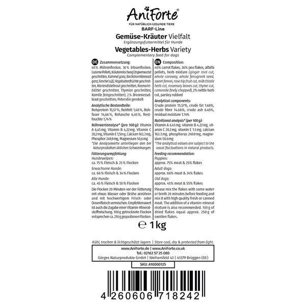 AniForte BARF-Line Gemüse
