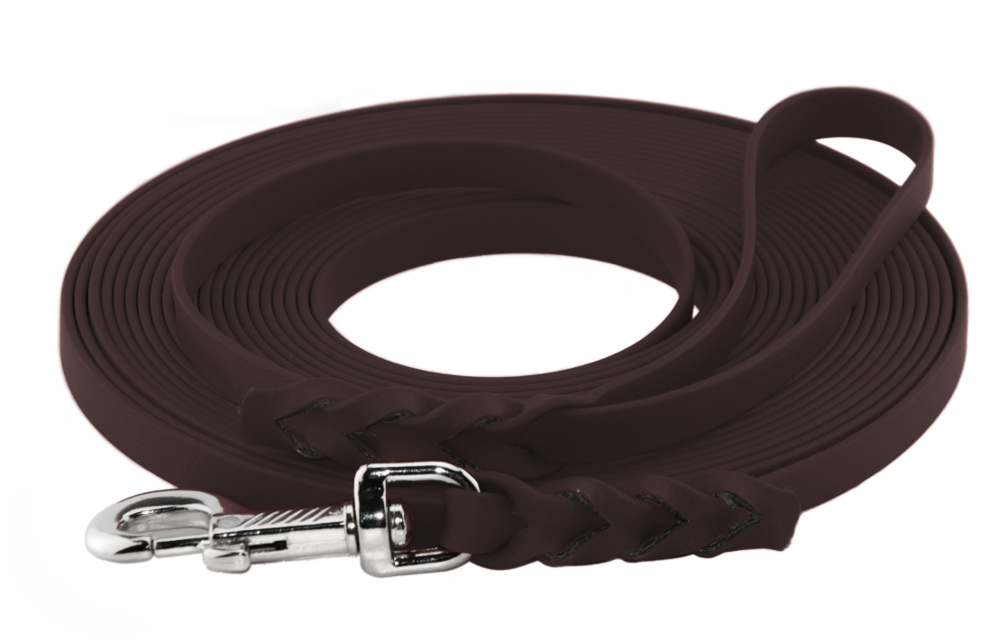 Lennie Schleppleine Biothane, 7m, 9 mm, dunkelbraun