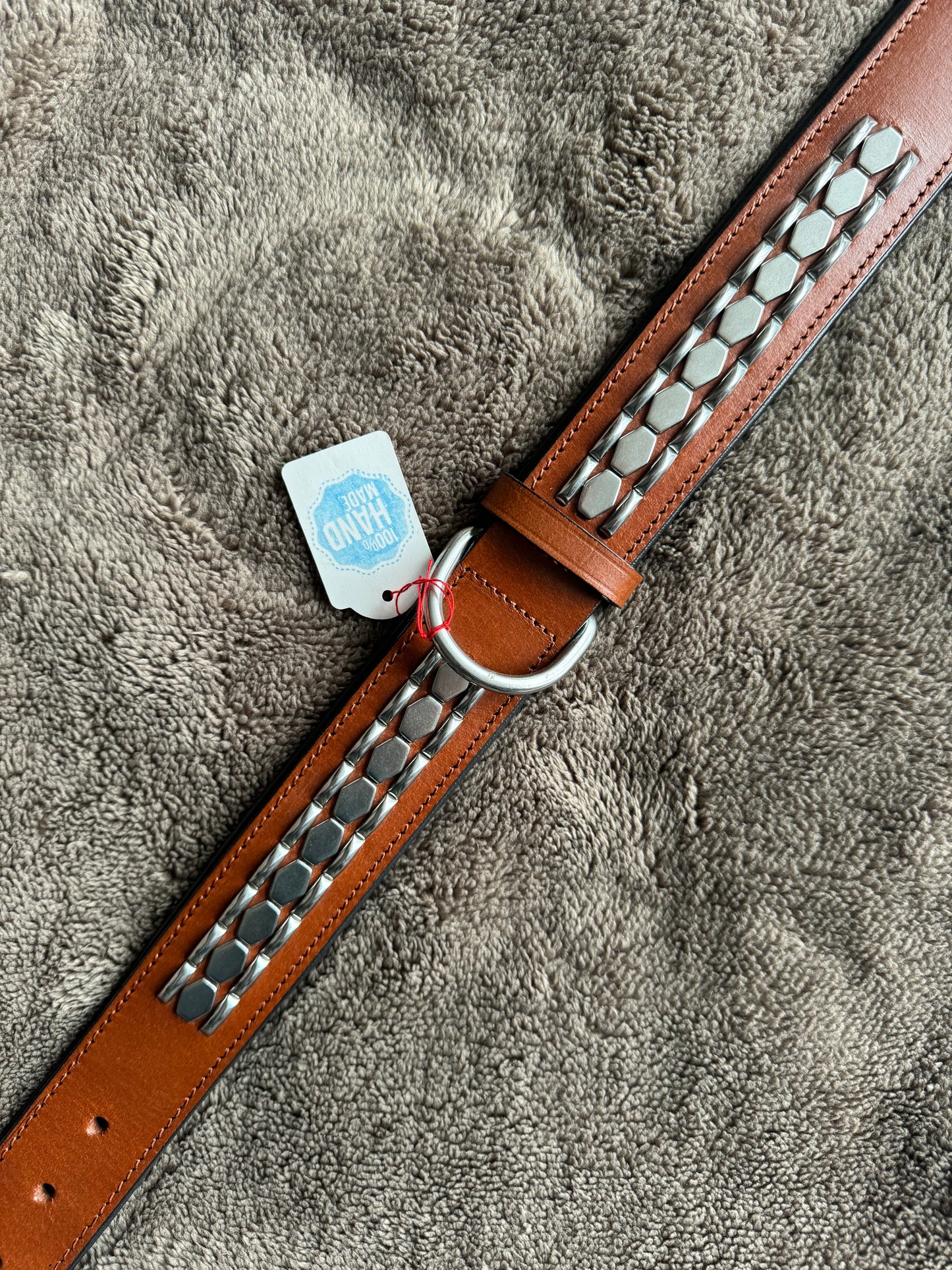 Swiss Design Lederhalsband Amber
