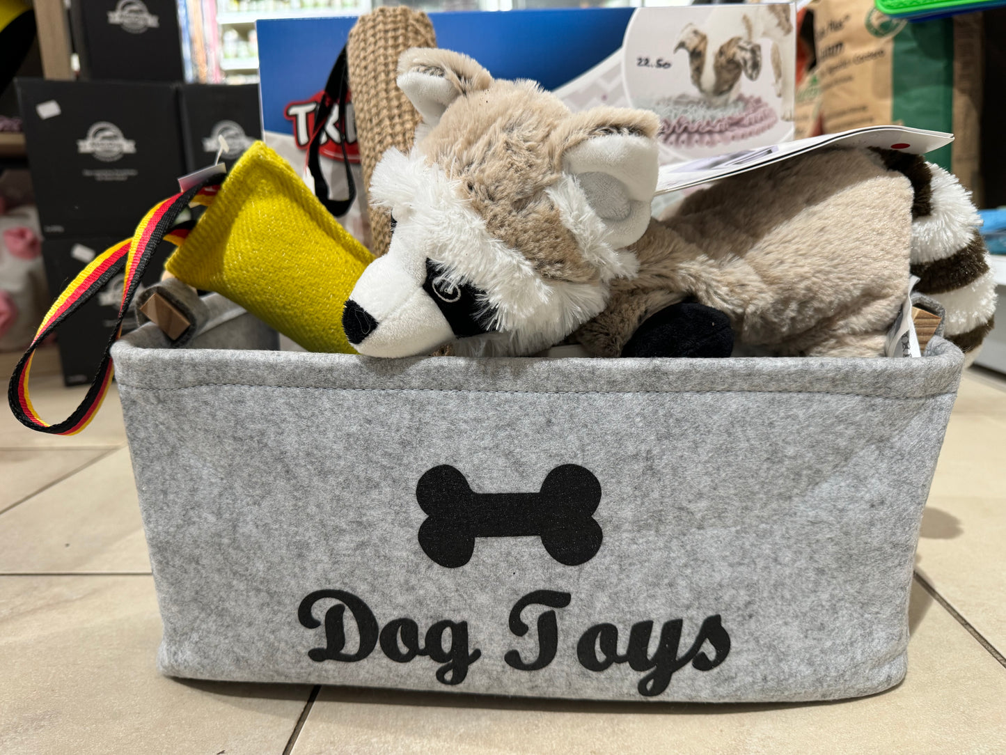 Spielzeugkorb "Dog Toys"