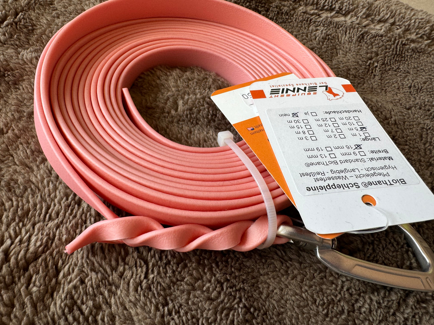 Lennie Schleppleine, 16mm, 5 Meter, Roségold