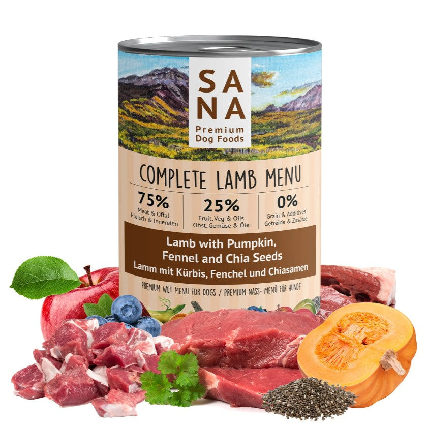 Sana Dog Nass-Menüs 400g