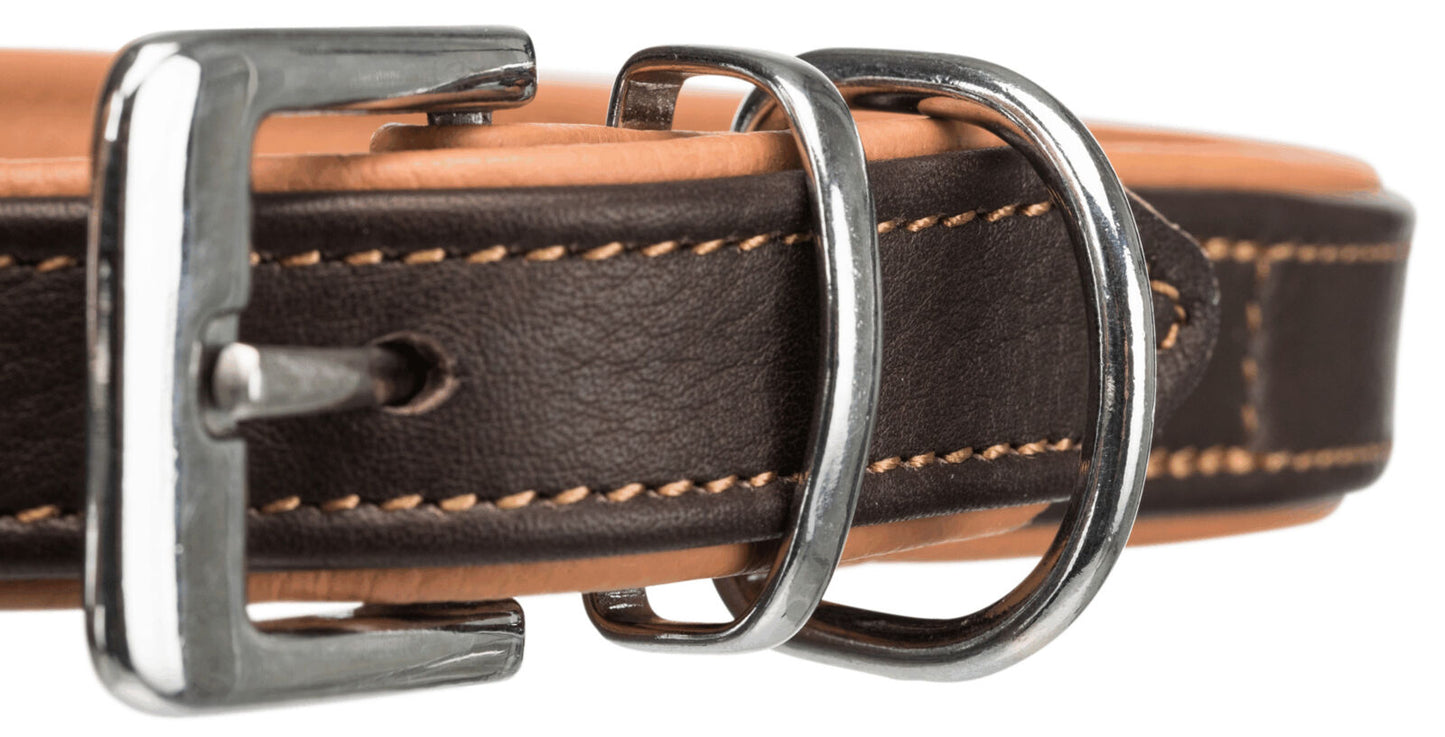 Trixie Active Comfort Halsband, braun/hellbraun