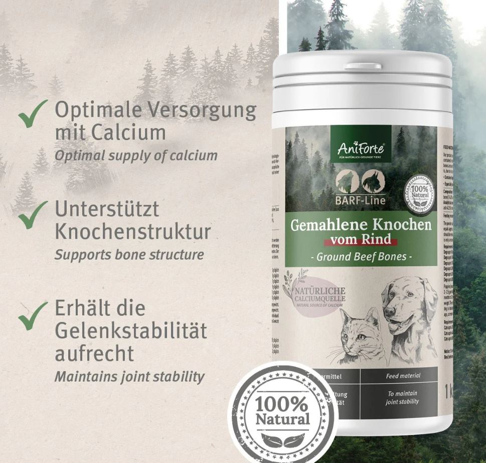 AniForte® Gemahlene Knochen vom Rind