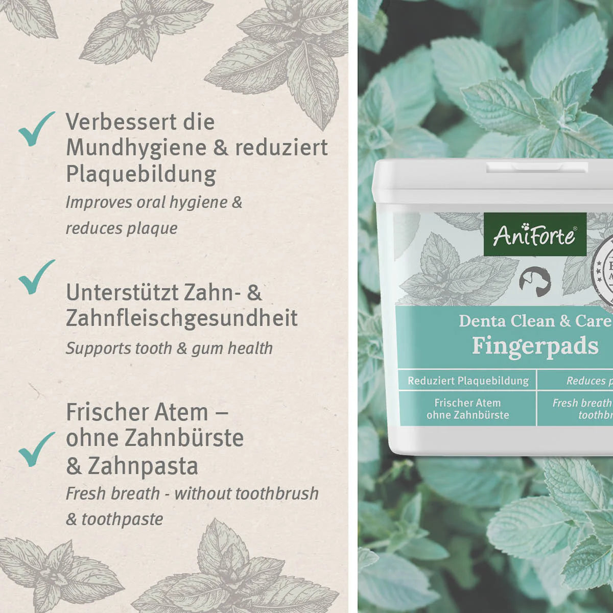 AniForte® Denta Clean & Care Fingerpads 50Stk