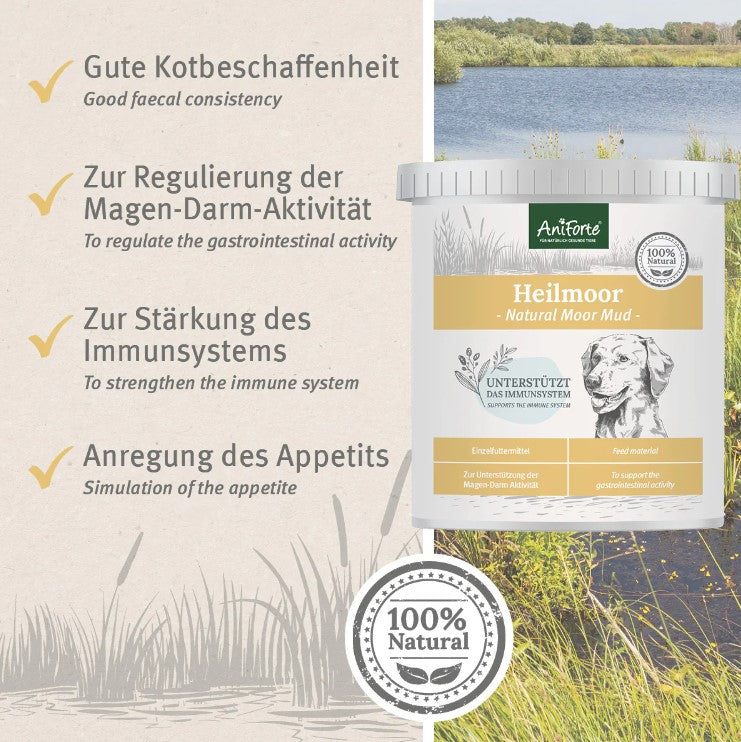 AniForte Heilmoor - Für festeren Kot & gute Verdauung