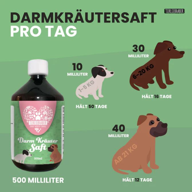 Tierliebhaber Darmkräuter Saft 500ml