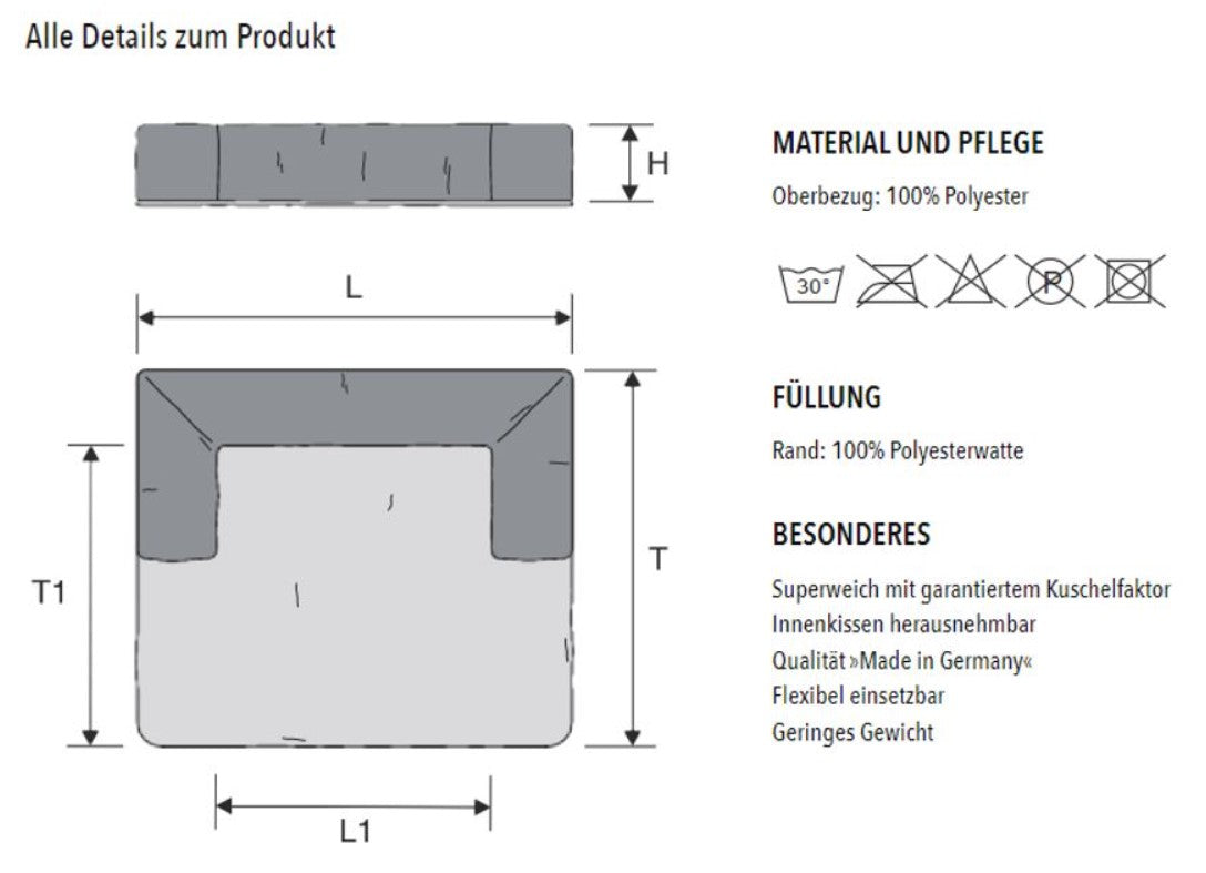 Padsforall Sofaschutz Dakota Cord