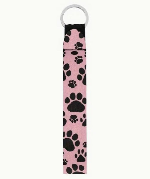 Schlüsselanhänger / Clickerband mit Pfotenprint
