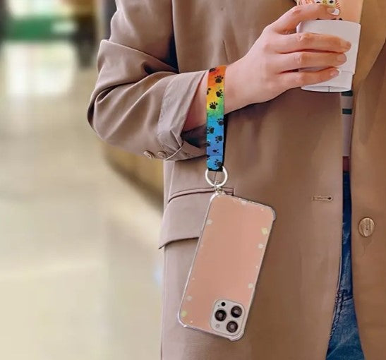 Schlüsselanhänger / Clickerband mit Pfotenprint