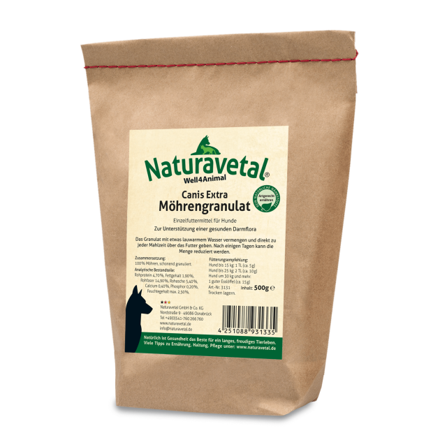 Naturavetal Canis Extra Möhrengranulat