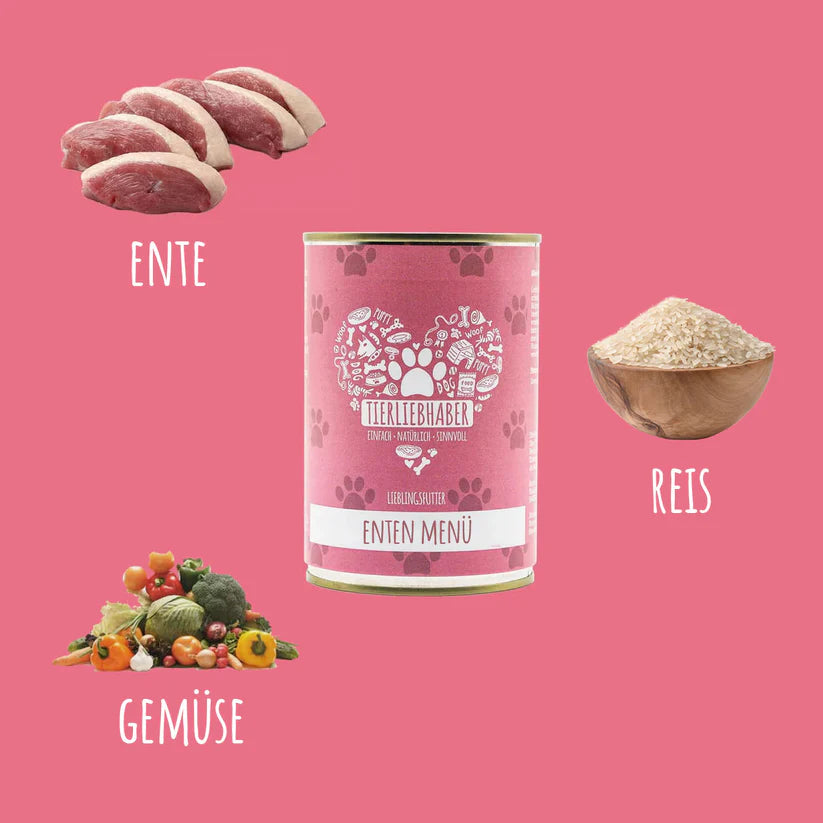 Tierliebhaber Ente-Menü 400g