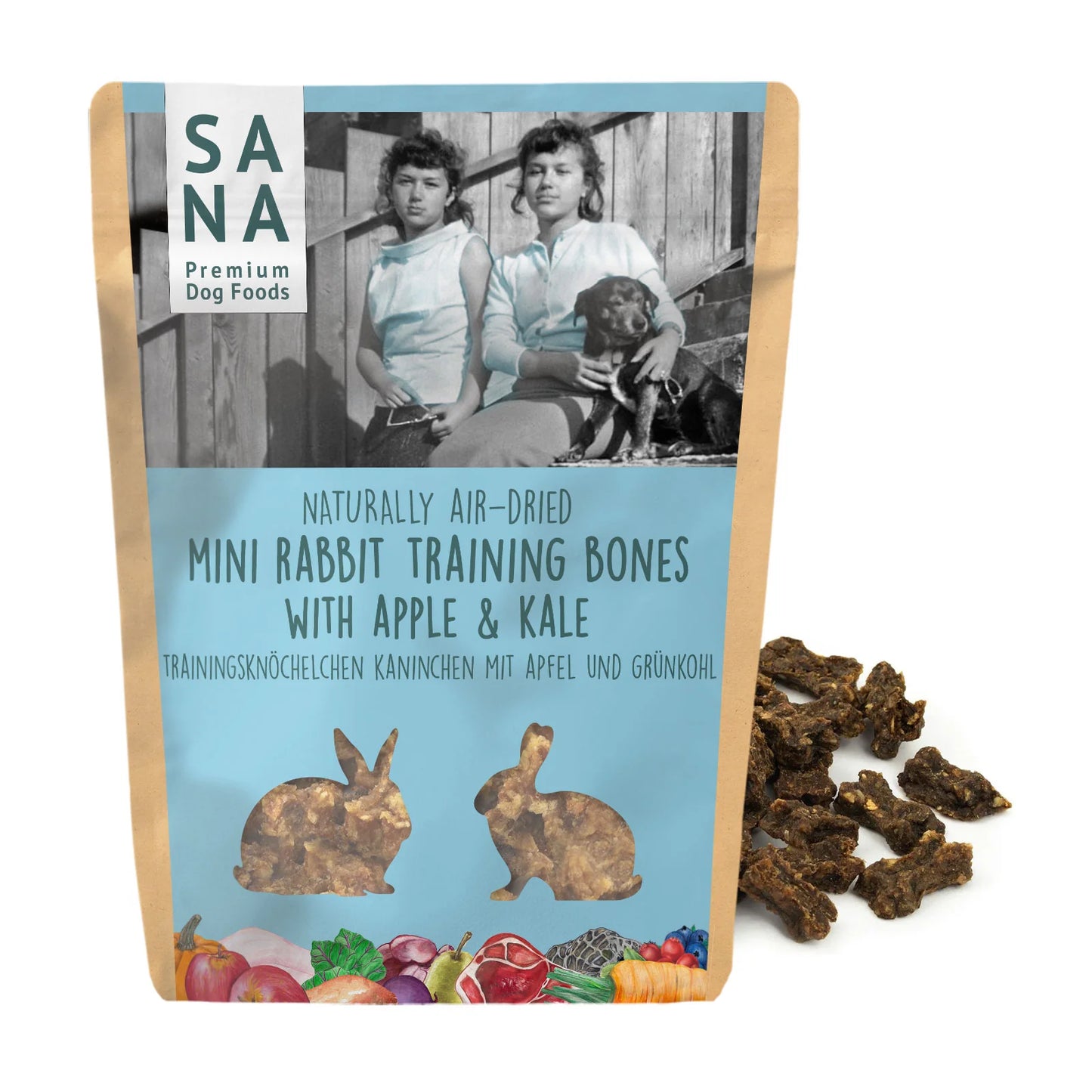 SANA Dog Training Bones mit Gemüse und Früchte