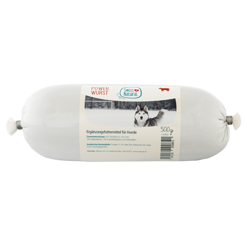 Swiss Natural Power Wurst 500g