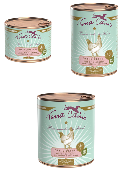 Terra Canis Menü GETREIDEFREI
