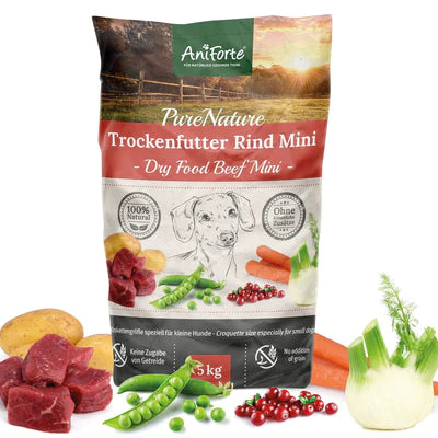Trockenfutter Rind Mini- für kleine Hunde