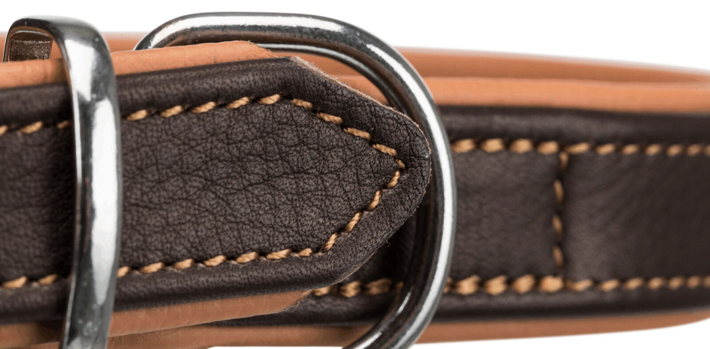Trixie Active Comfort Halsband, braun/hellbraun