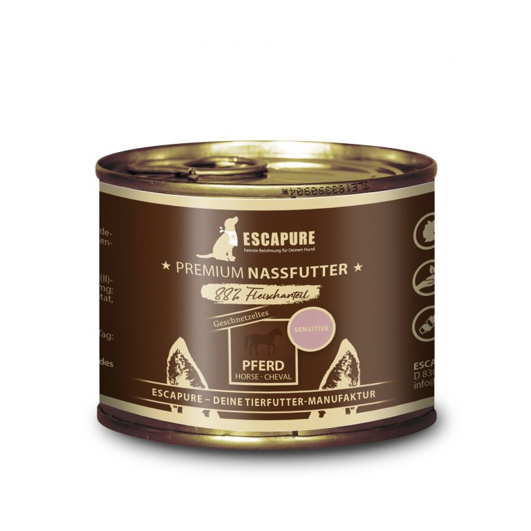 Escapure Pferde Geschnetzeltes Dose
