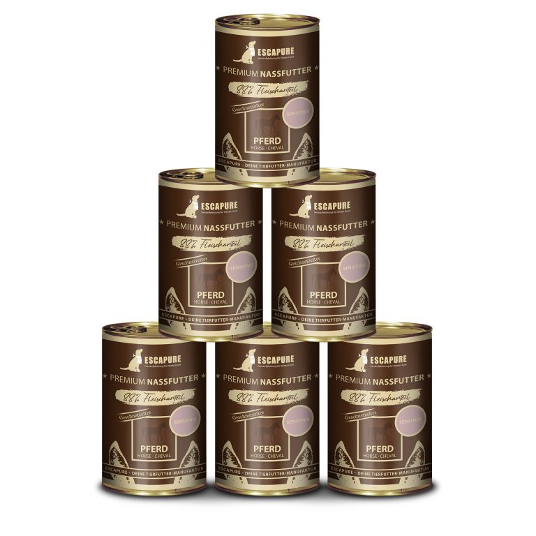 Escapure Pferde Geschnetzeltes Dose