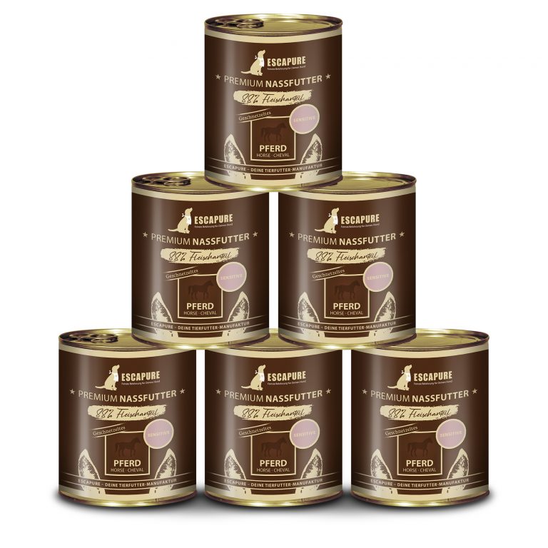 Escapure Pferde Geschnetzeltes Dose
