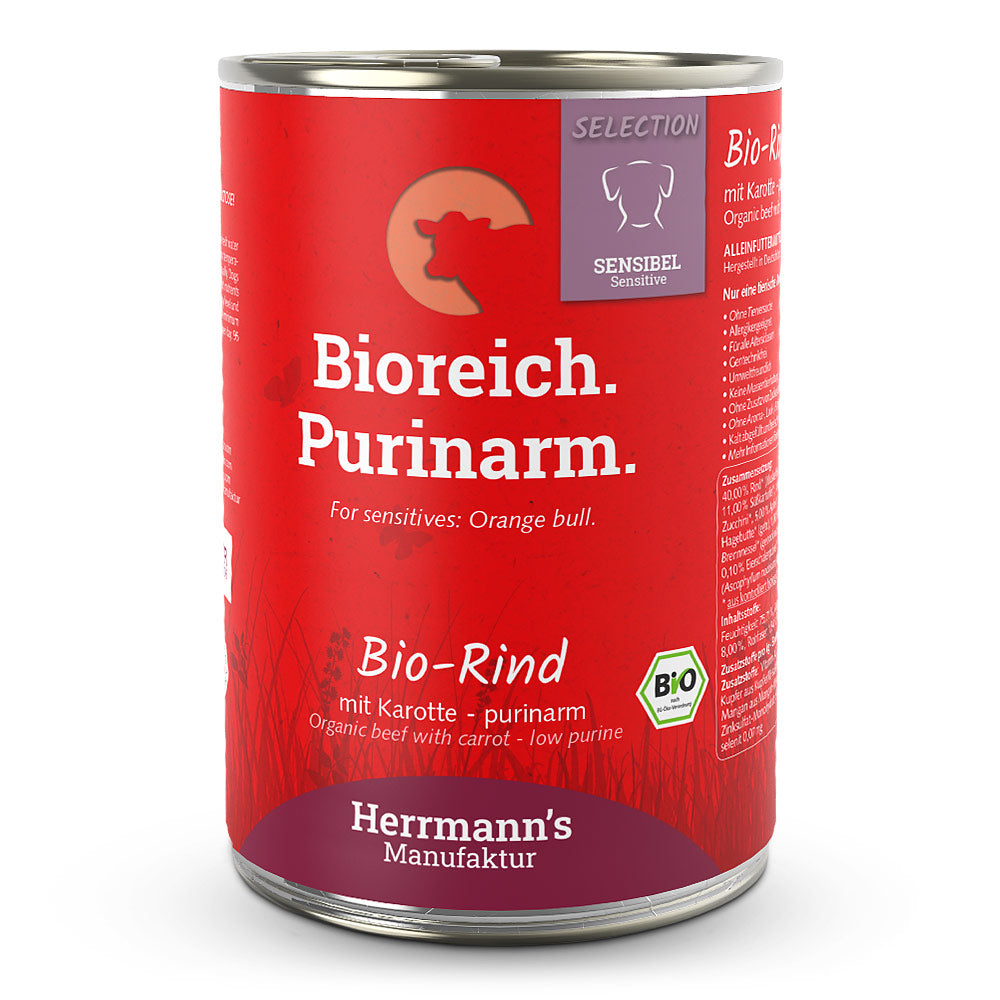 Herrmann’s Bio Rind mit Karotten Purinarm