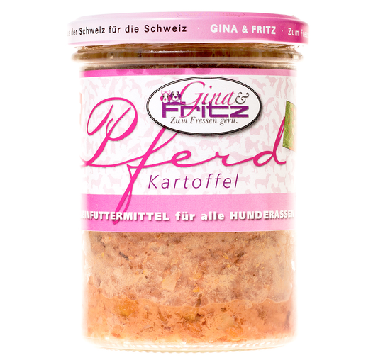 Gina & Fritz PFERD mit Kartoffel