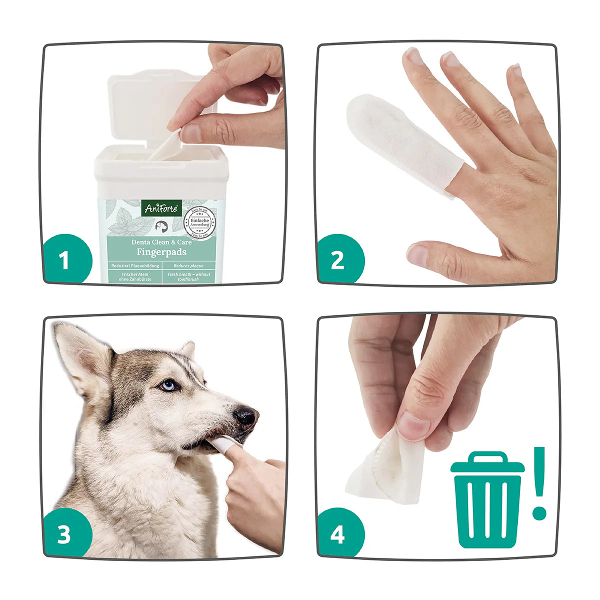 AniForte® Denta Clean & Care Fingerpads 50Stk