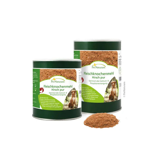 PerNaturam Fleischknochenmehl Hirsch pur