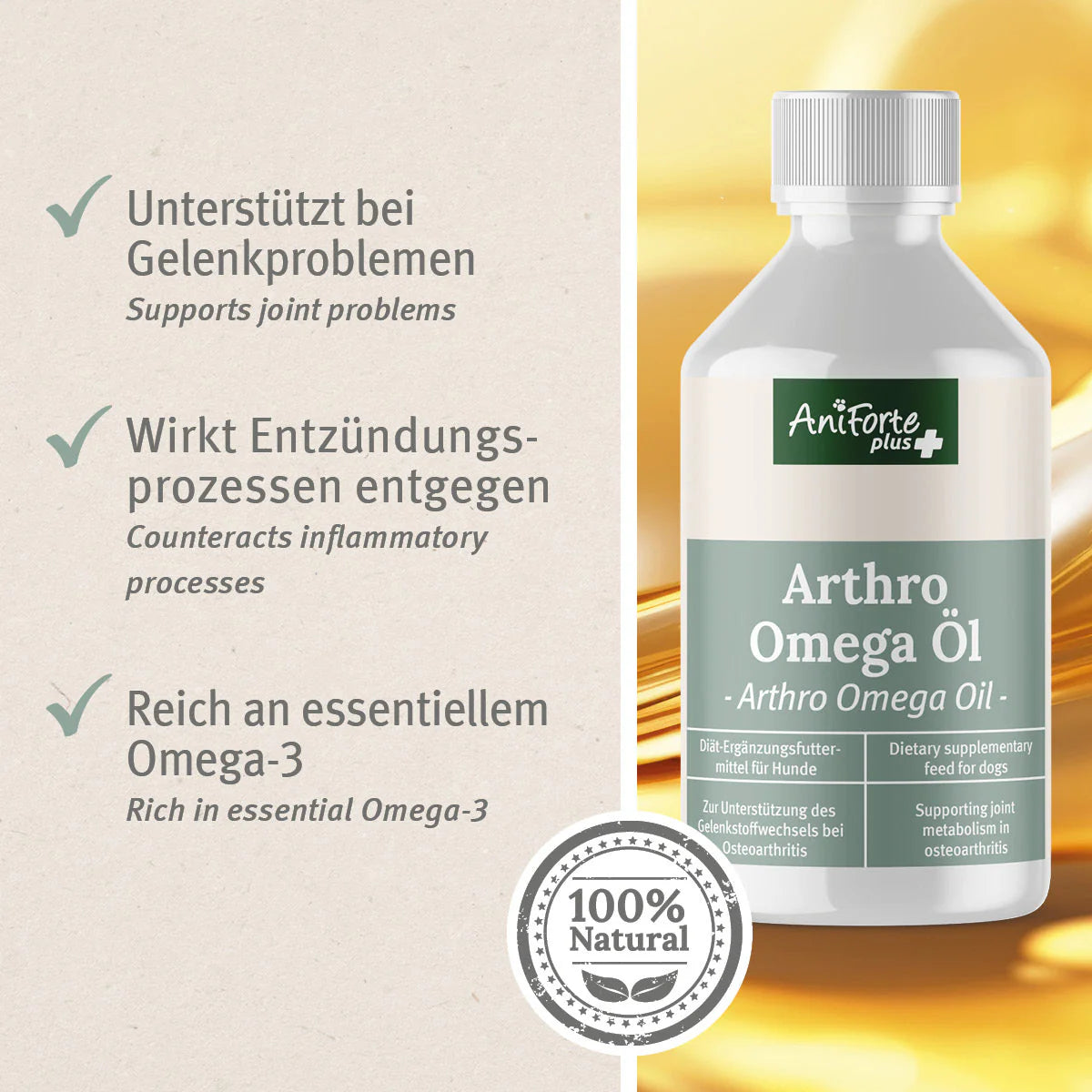 AniForte® plus Arthro Omega Öl 250ml