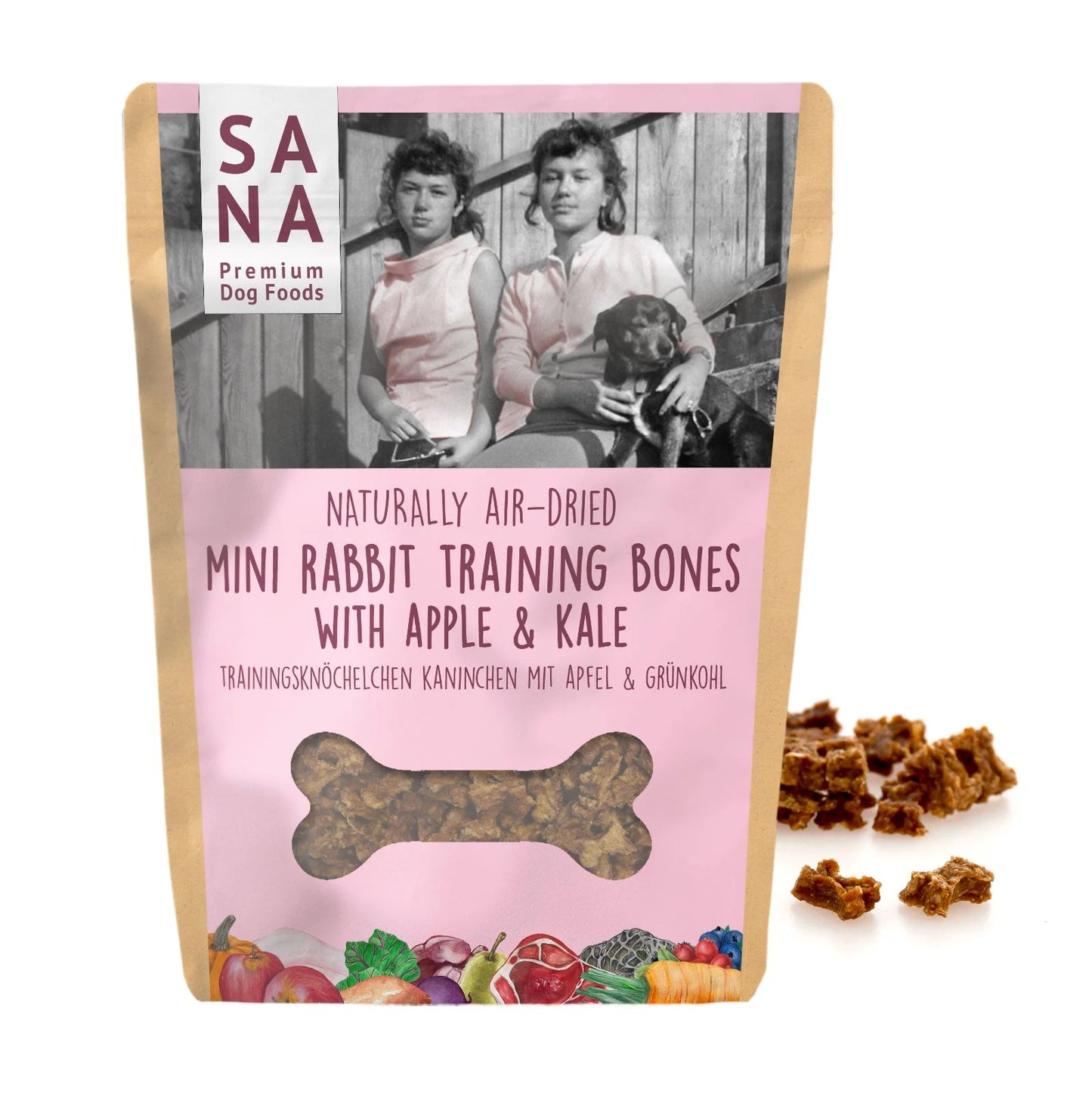 SANA Dog Training Bones mit Gemüse und Früchte