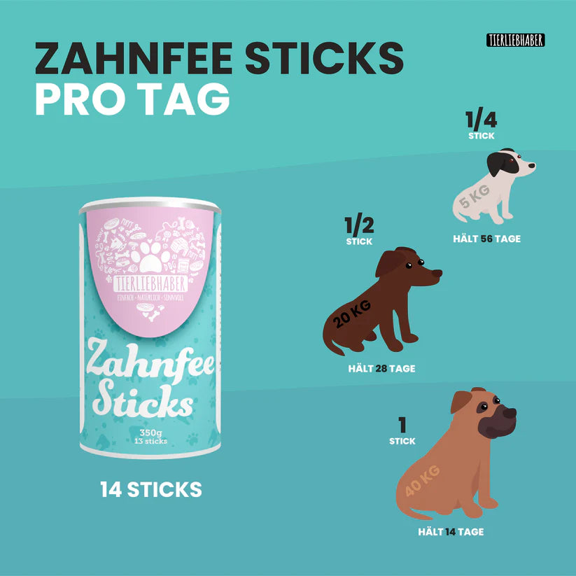 Tierliebhaber Zahnfee Sticks 350g