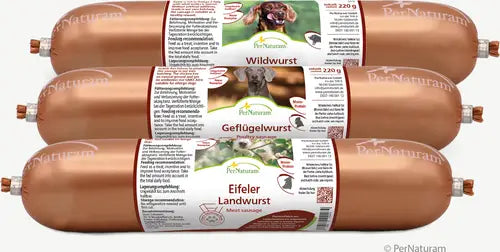 Hundewurst-Paket 3 x 220 g gemischt
