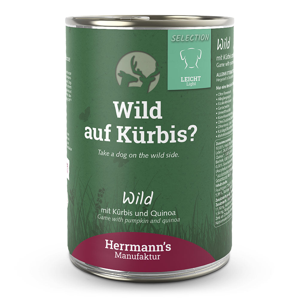 Herrmanns Leicht Bio Wild mit Kürbis und Quinoa